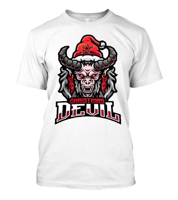Dallas Stars NHL Krampus Christmas Devil Hockey T-Shirt