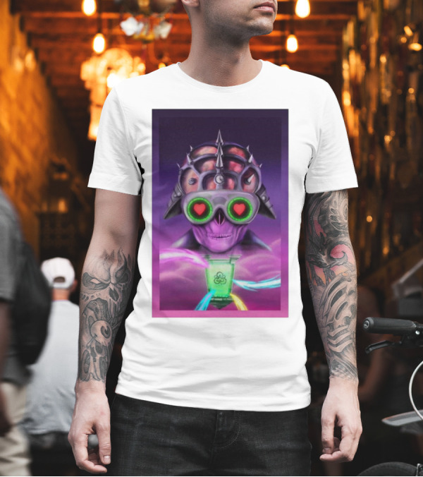 Coheed And Cambria The Father of Make Believe New Album Visionary Techno Skull T-Shirt Coheed And Cambria The Father of Make Believe New Album Visionary Techno Skull T-Shirt