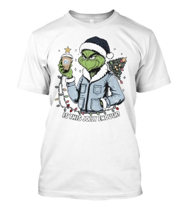 North Carolina Tar Heels Grinch Is This Jolly Enough Merry Christmas T-Shirt