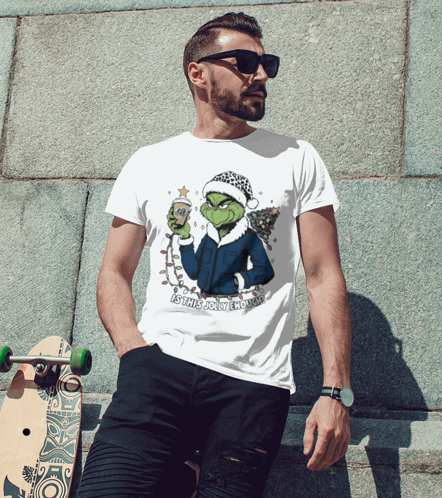 Old Dominion Monarchs Santa Grinch Christmas Is This Jolly Enough T-Shirt