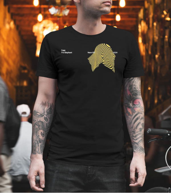 Cage The Elephant Neon Pattern T-Shirt Cage The Elephant Neon Pattern T-Shirt