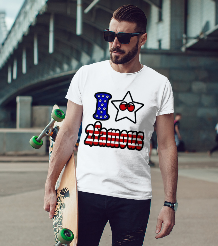 2Famous I Love Star USA 2Famous T-Shirt