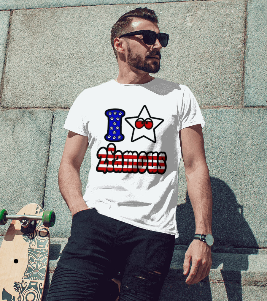 2Famous I Love Star USA 2Famous T-Shirt