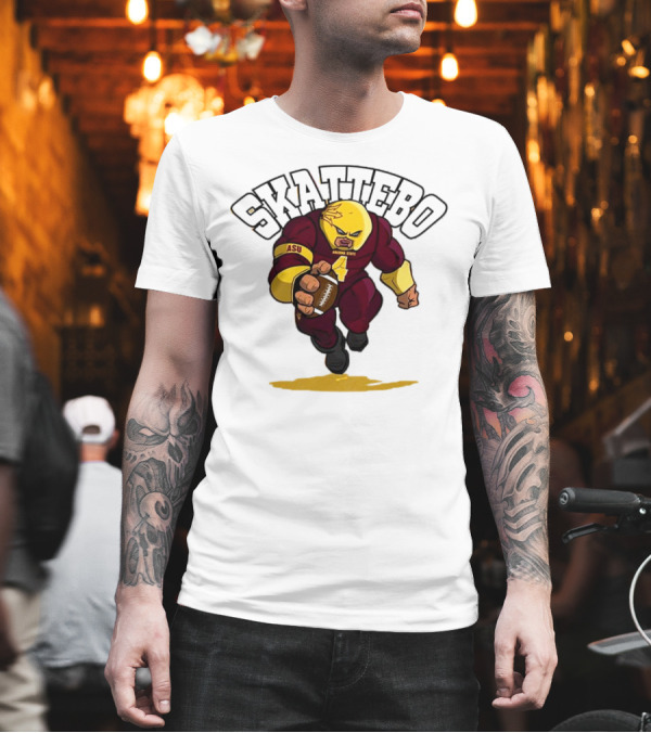 Skattebo ASU Arizona State Football Juggernaut T-Shirt Skattebo ASU Arizona State Football Juggernaut T-Shirt