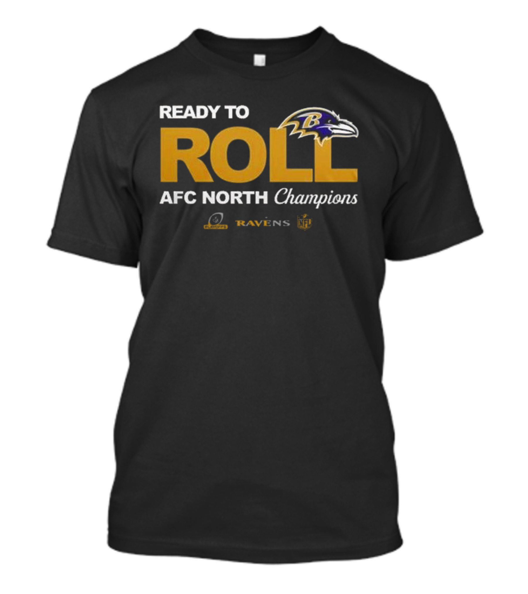 Ready To Roll AFC North Champions 2024 Ravens NFL T-Shirt