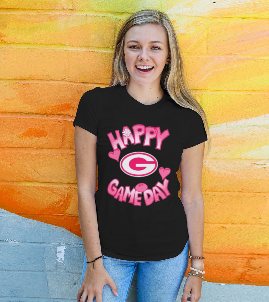 Happy Gameday Valentine’s Day Green Bay Packers 2025 T-Shirt
