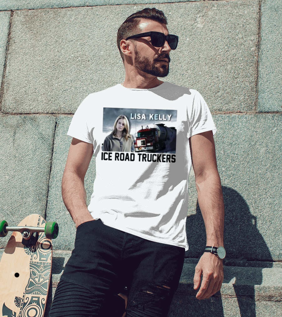 Lisa Kelly Ice Road Truckers Red Truck Adventure T-Shirt