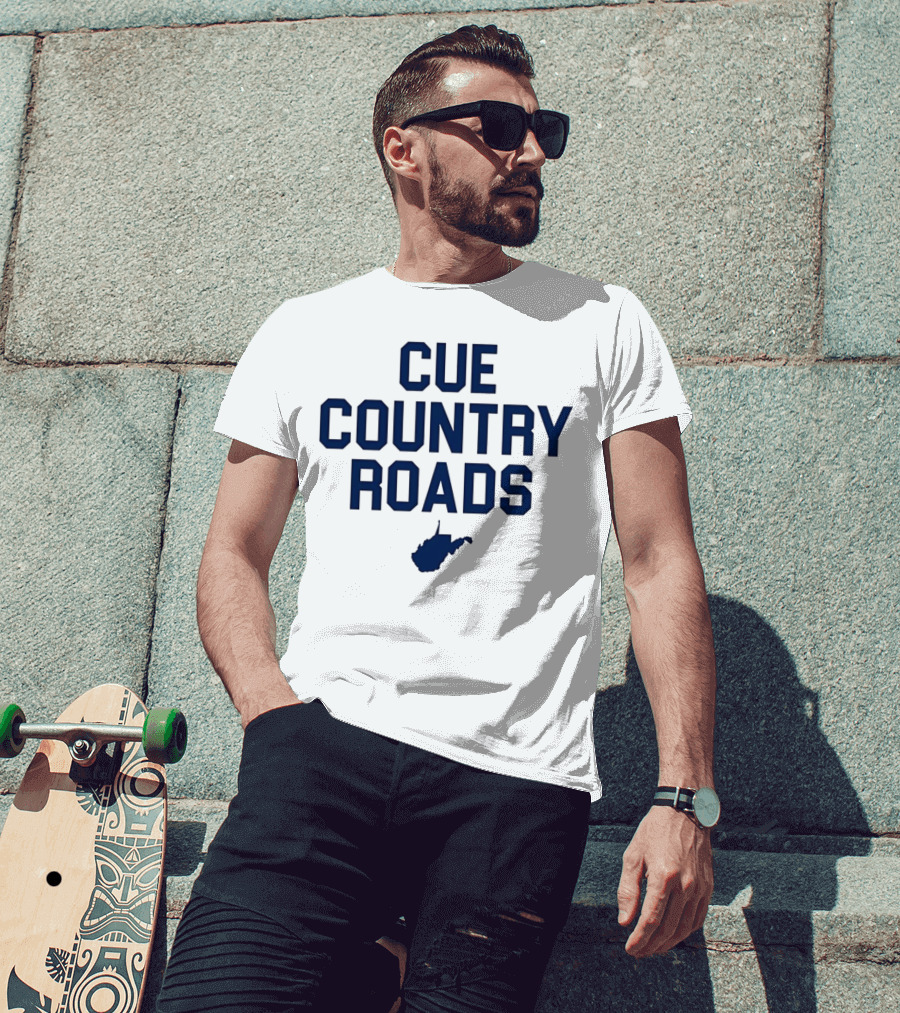 Lindzee Cue Country Roads West Virginia T-Shirt