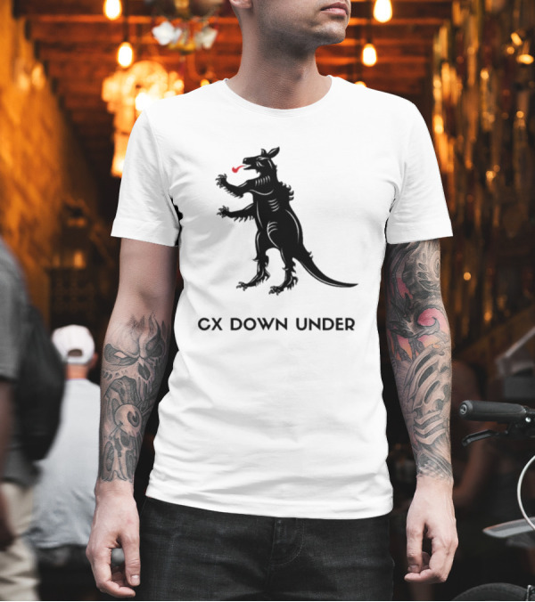 CX Down Under Bicycle Rider Kangaroo Of Flanders T-Shirt CX Down Under Bicycle Rider Kangaroo Of Flanders T-Shirt