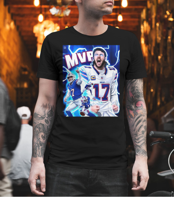 Josh Allen Buffalo Bills MVP 2024 The King of Bills Mafia Most Valuable Player T-Shirt Josh Allen Buffalo Bills MVP 2024 The King of Bills Mafia Most Valuable Player T-Shirt