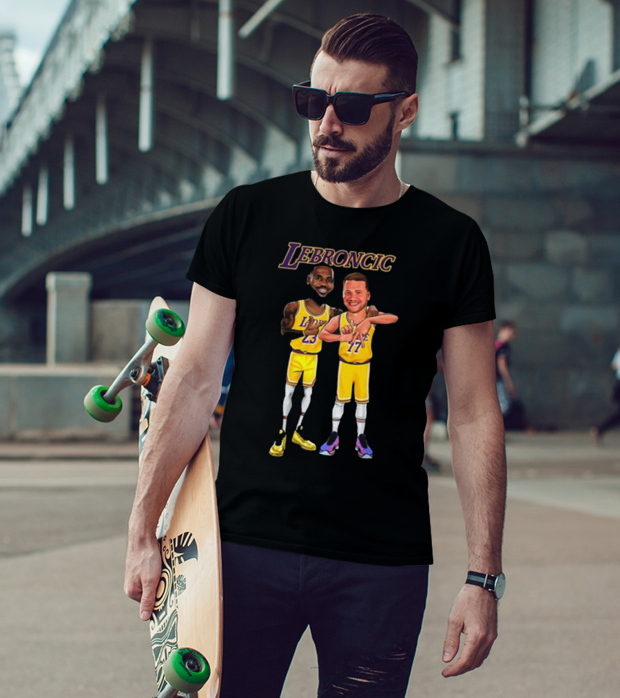 LeBroncic Los Angeles Lakers LeBron James Luka Dončić All Day Everyday T-Shirt