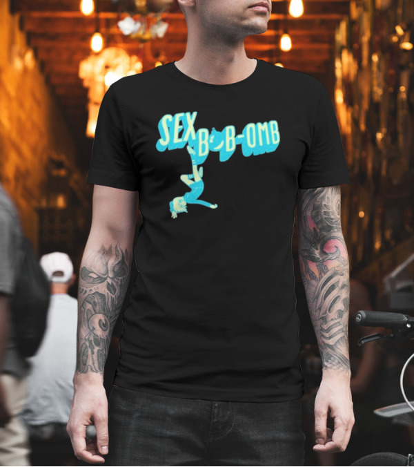 Sex Bob-Omb Scott Pilgrim Character Handstand T-Shirt Sex Bob-Omb Scott Pilgrim Character Handstand T-Shirt