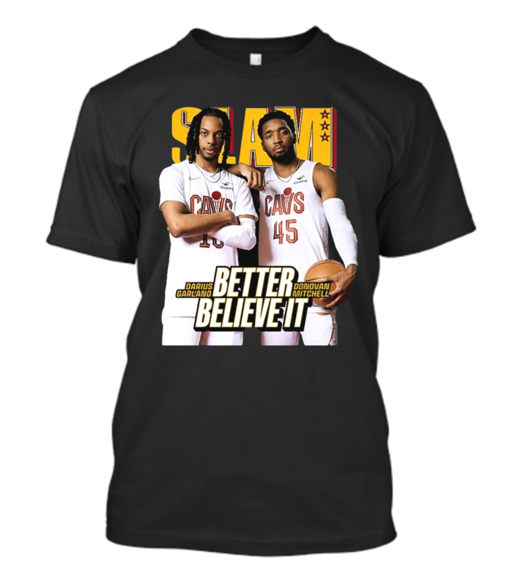 SLAM Donovan Mitchell Darius Garland Cavs Better Believe It T-Shirt