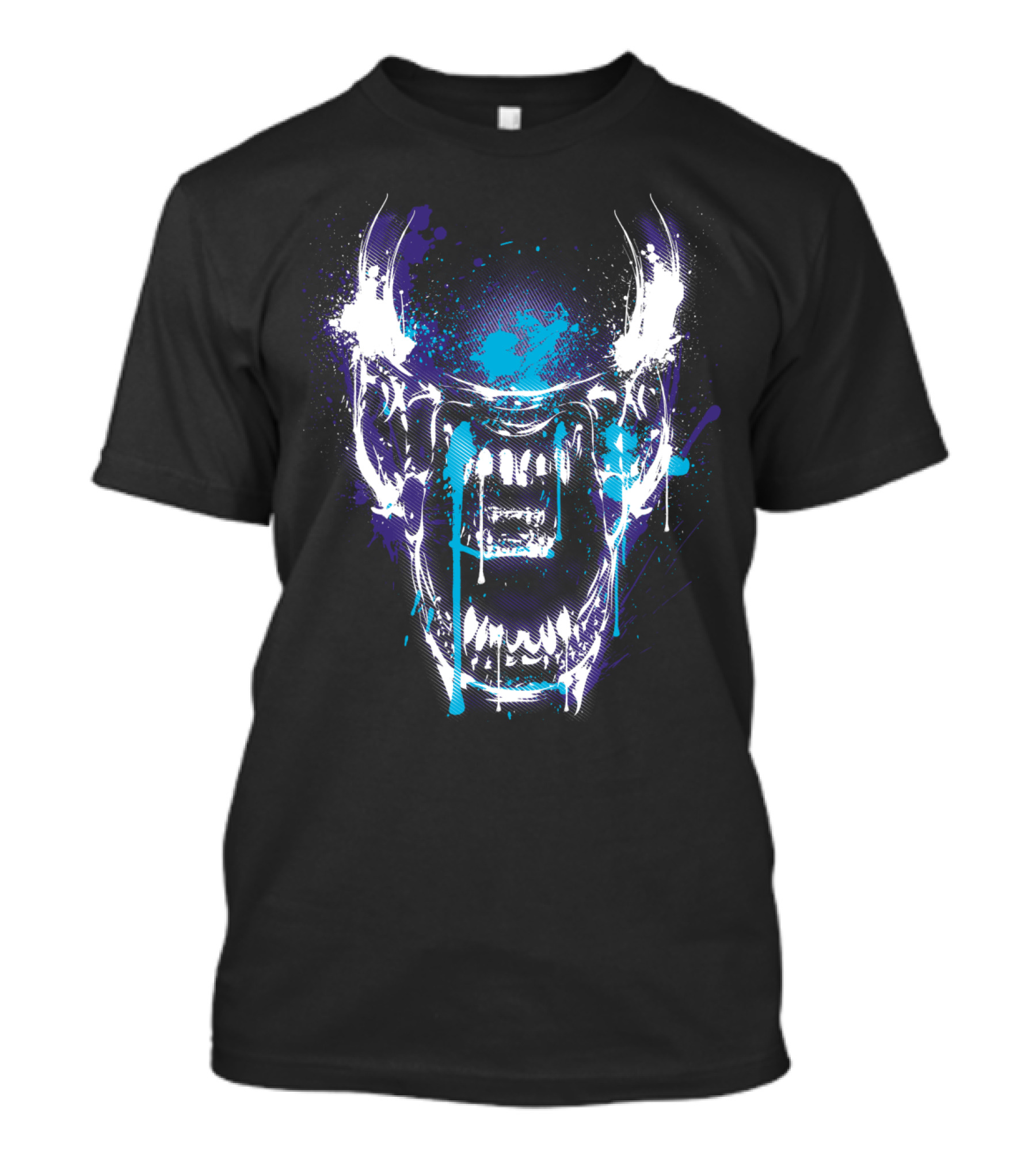 Close Encounter Monster Face Paint Splatter T-Shirt