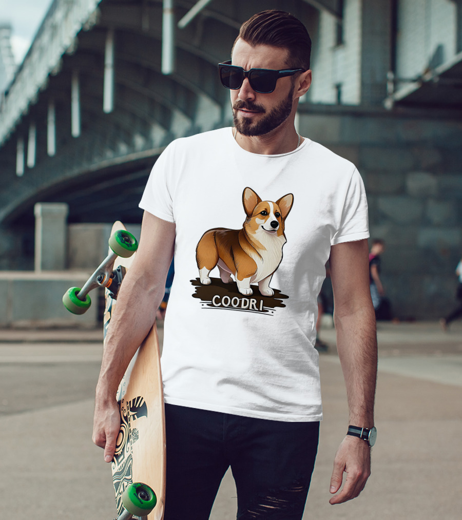 Coodrl Corgi Coodri Cute Dog T-Shirt