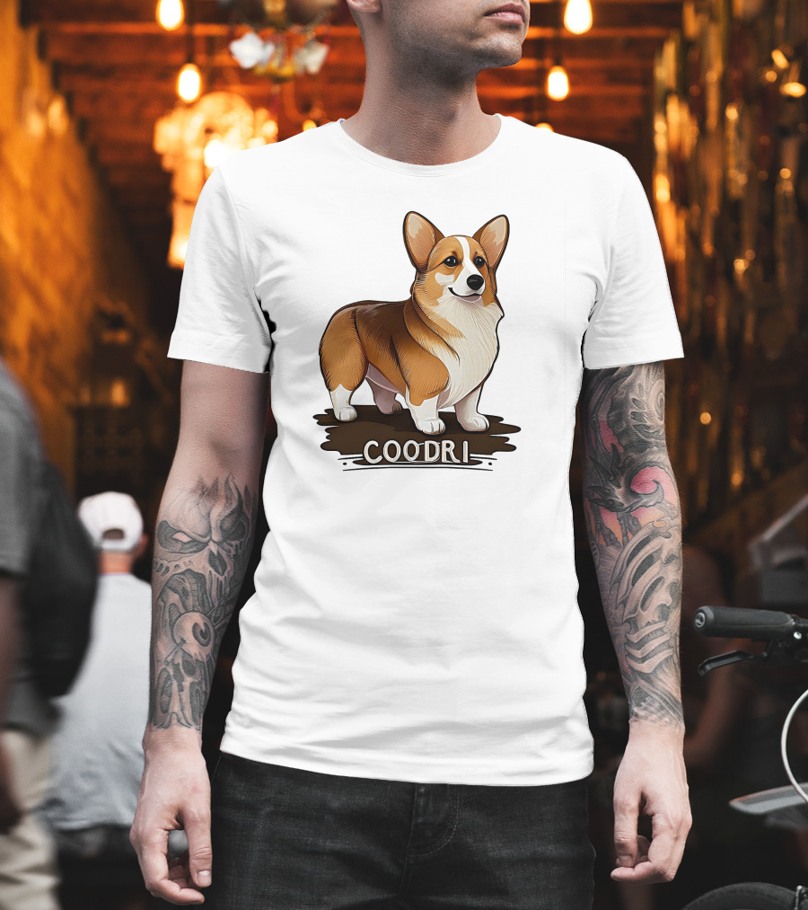 Coodrl Corgi Coodri Cute Dog T-Shirt