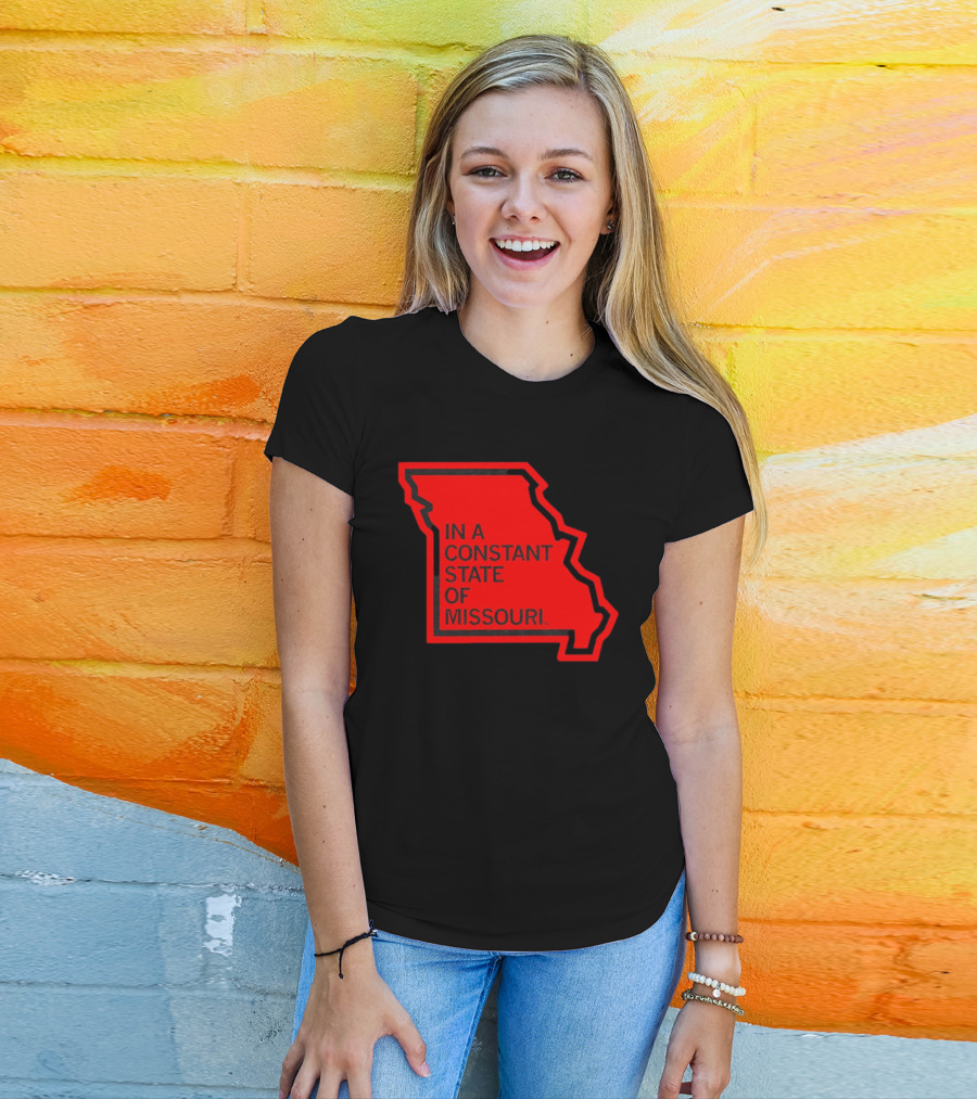 In A Constant State Of Missouri Map T-Shirt