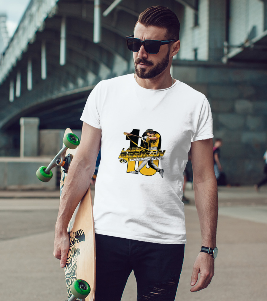 Laser Beaman Comeback SZN Missouri Baseball T-Shirt
