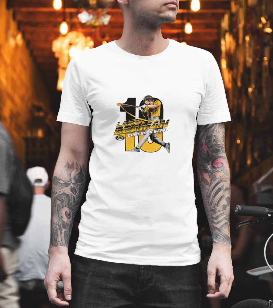Laser Beaman Comeback SZN Missouri Baseball T-Shirt