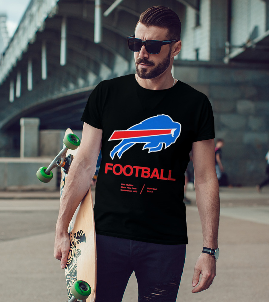 Buffalo Bills Football Marissa Figueroa Wears T-Shirt