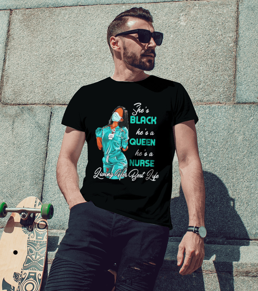 BLACK QUEEN NURSE Doing Her Thing T-Shirt