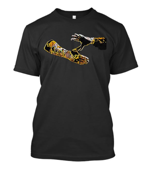 All Hail Zoltan 22 Gloves With Cross And Number T-Shirt
