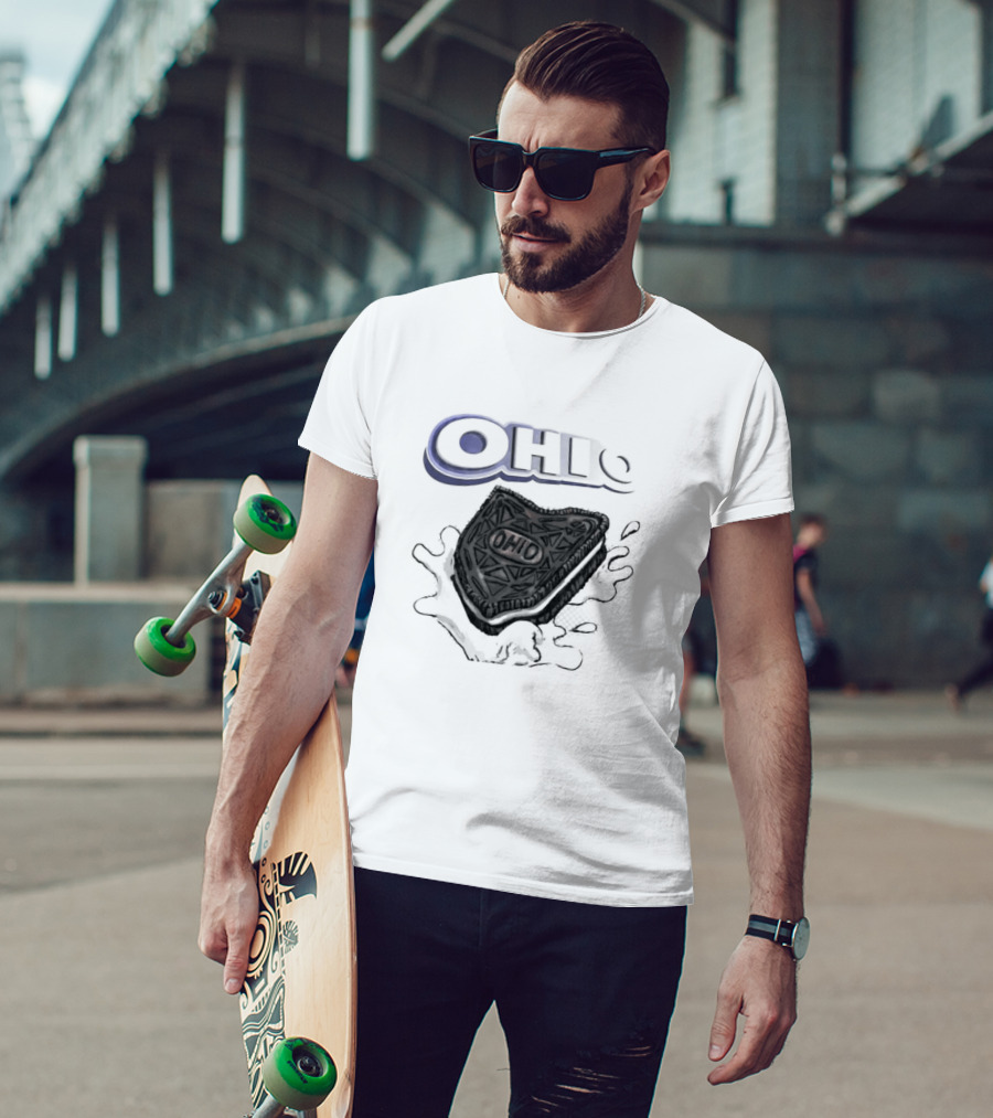 OHIO Cookie Milk Splash T-Shirt