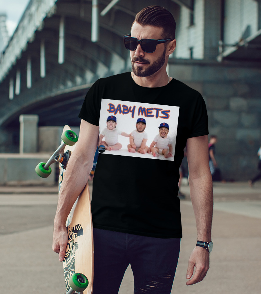 Brett Baty Mark Vientos Francisco Álvarez Baby Mets New York Mets T-Shirt