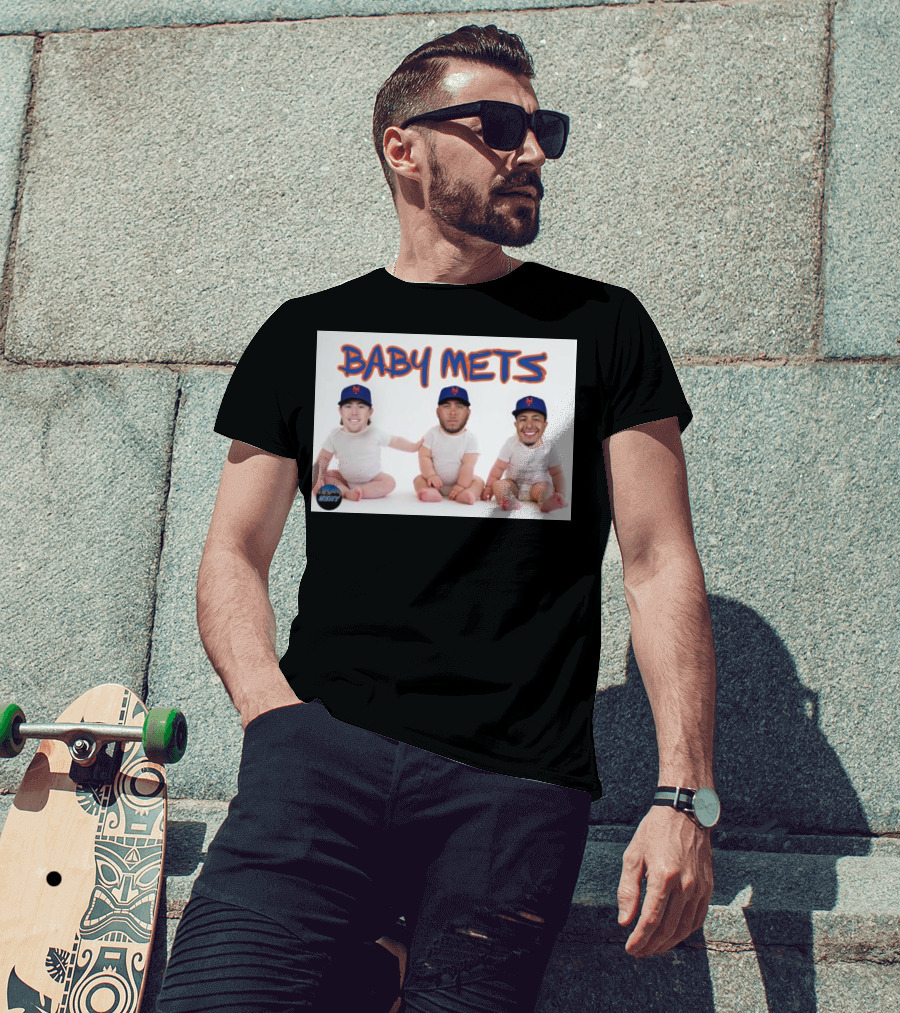 Brett Baty Mark Vientos Francisco Álvarez Baby Mets New York Mets T-Shirt
