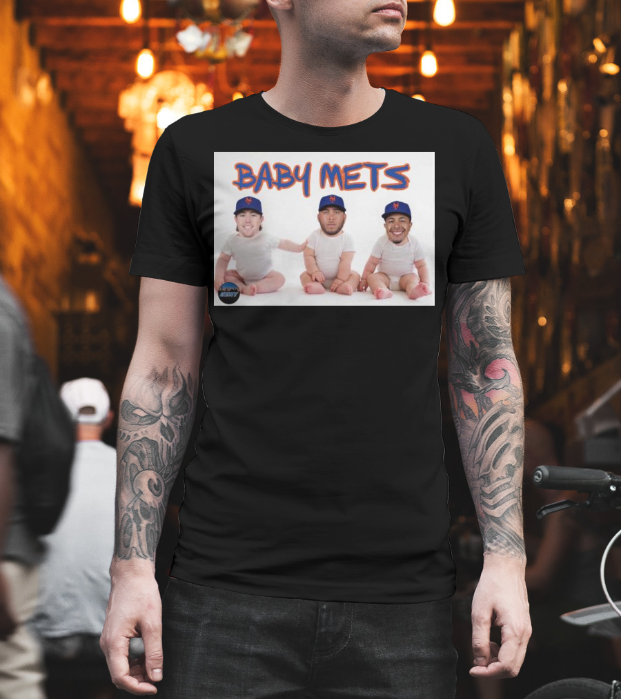 Brett Baty Mark Vientos Francisco Álvarez Baby Mets New York Mets T-Shirt
