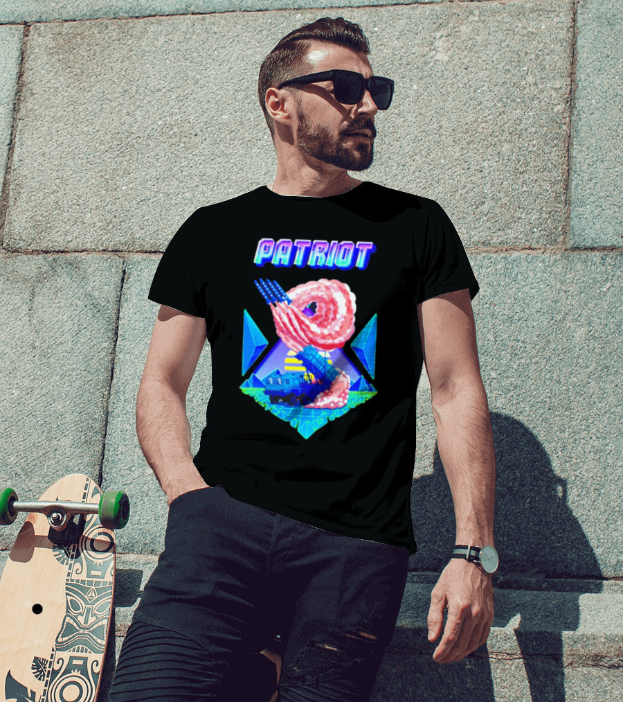 Patriot Retro Futuristic Missile Launcher T-Shirt