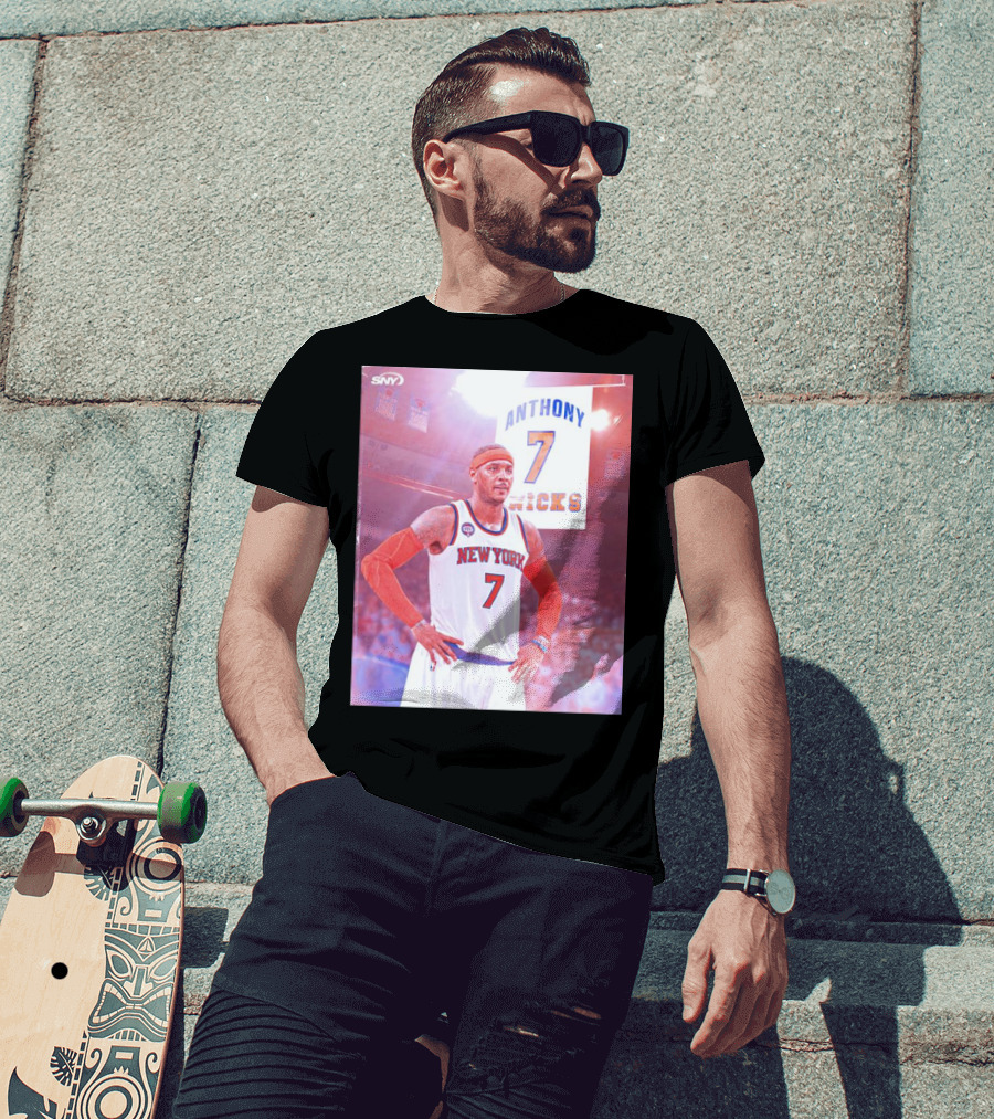 Anthony 7 New York Knicks Basketball Jersey T-Shirt