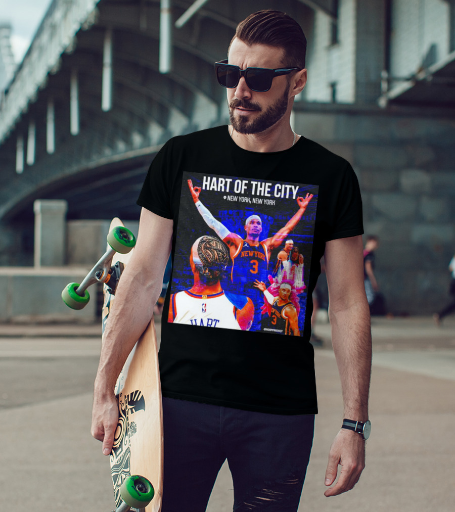 Hart Of The City New York Knicks Josh Hart Basketball NYC T-Shirt