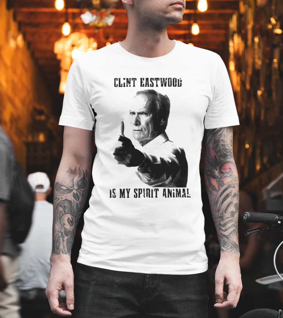 Clint Eastwood Is My Spirit Animal Image T-Shirt