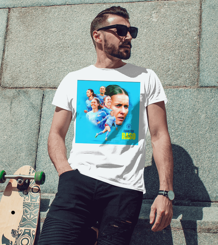 Thank You Raso Hayley Manchester City Etihad T-Shirt