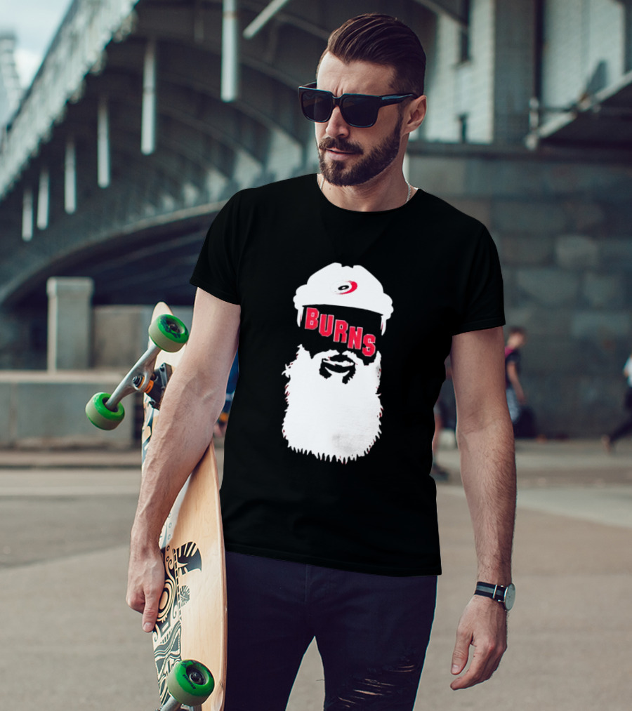 Carolina Hurricanes Brent Burns Hockey Bearded T-Shirt
