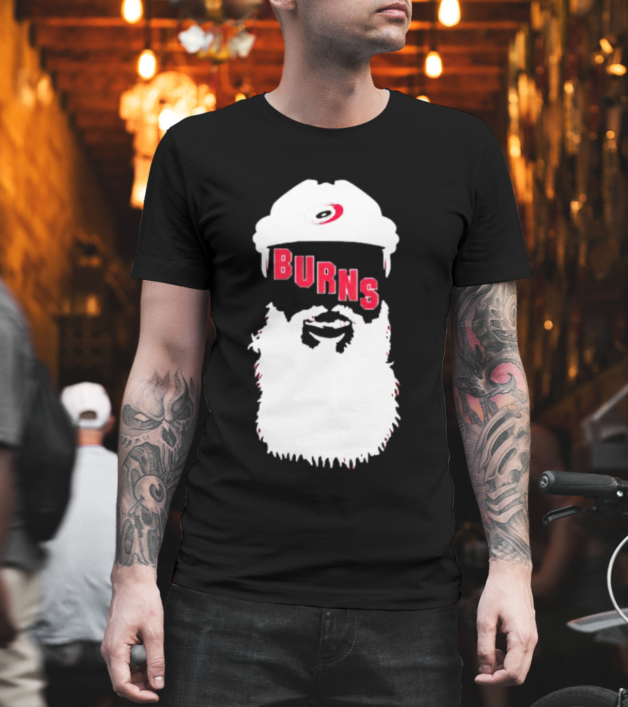Carolina Hurricanes Brent Burns Hockey Bearded T-Shirt