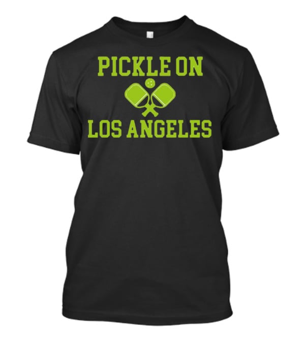 Pickle On Los Angeles Paddle Ball T-Shirt