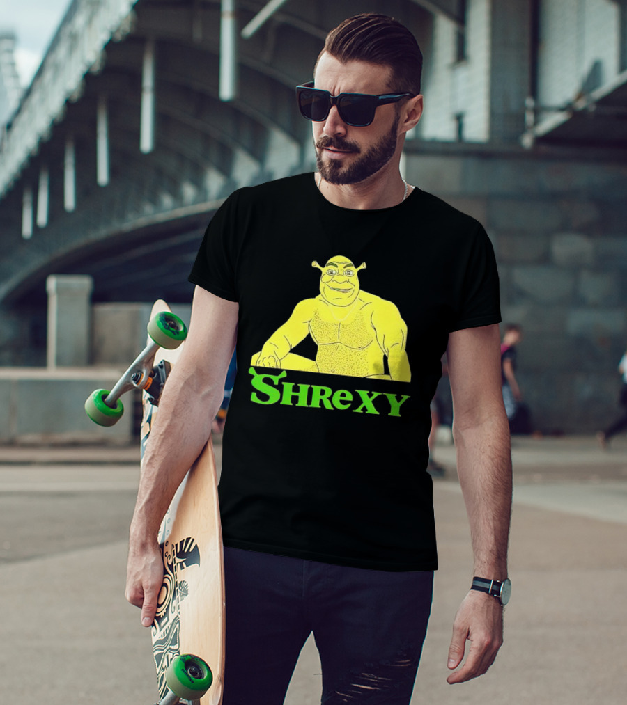 Shrek Shrexy Funny Ogre Meme T-Shirt