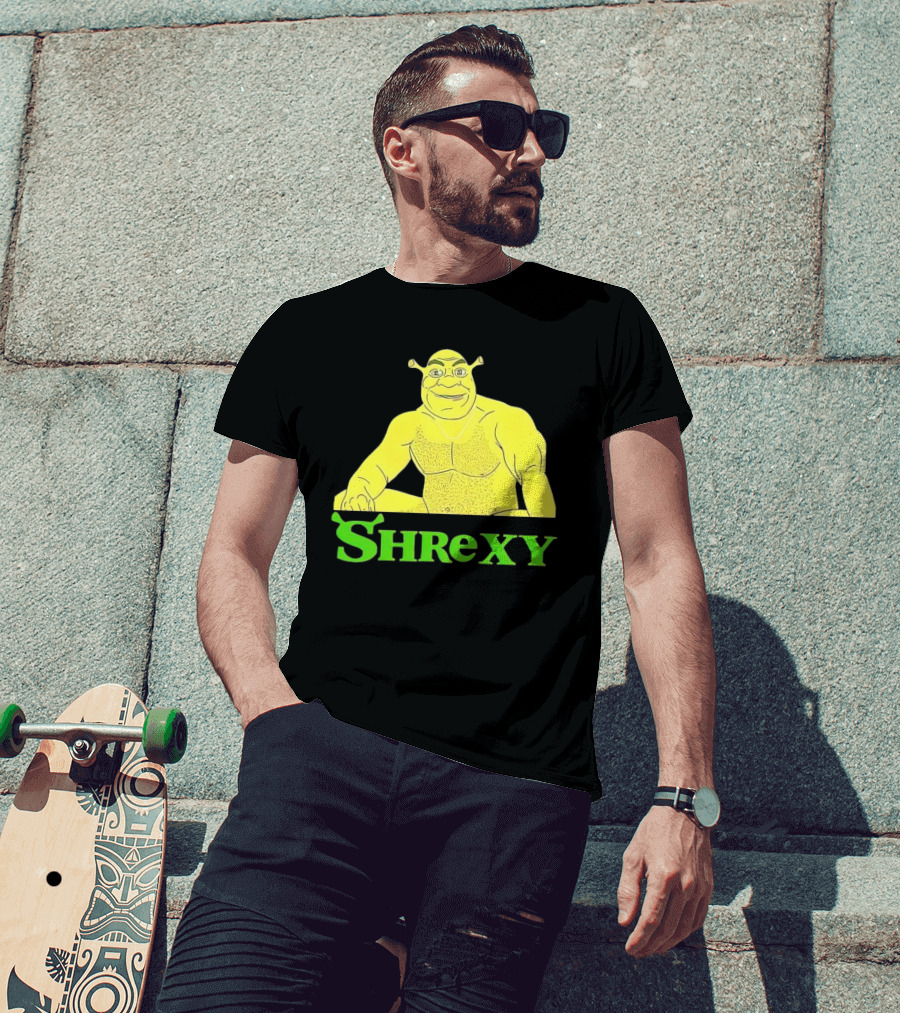 Shrek Shrexy Funny Ogre Meme T-Shirt