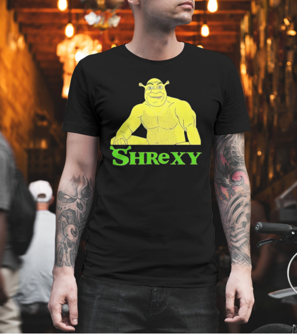 Shrek Shrexy Funny Ogre Meme T-Shirt Shrek Shrexy Funny Ogre Meme T-Shirt