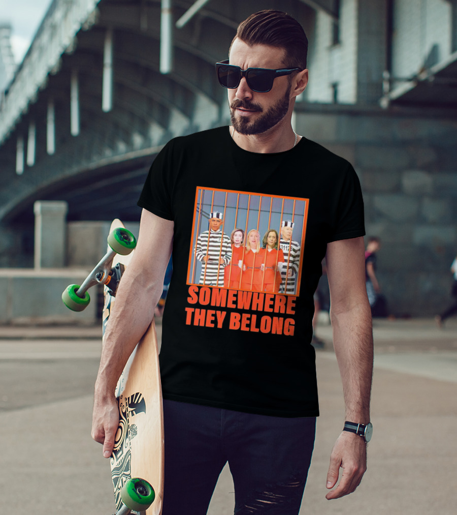Somewhere They Belong Democrats Prisoners T-Shirt