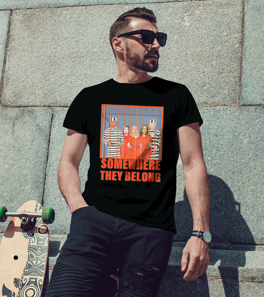 Somewhere They Belong Democrats Prisoners T-Shirt