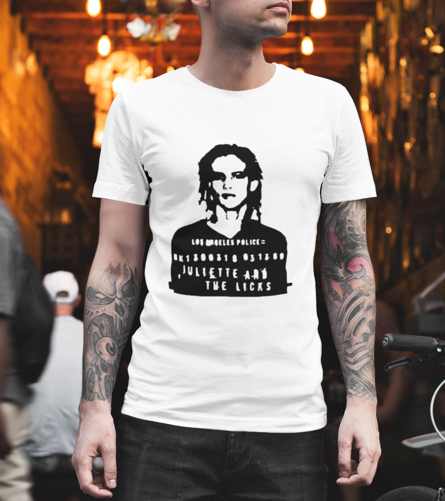 Juliette Lewis Los Angeles Police Juliette and The Licks T-Shirt