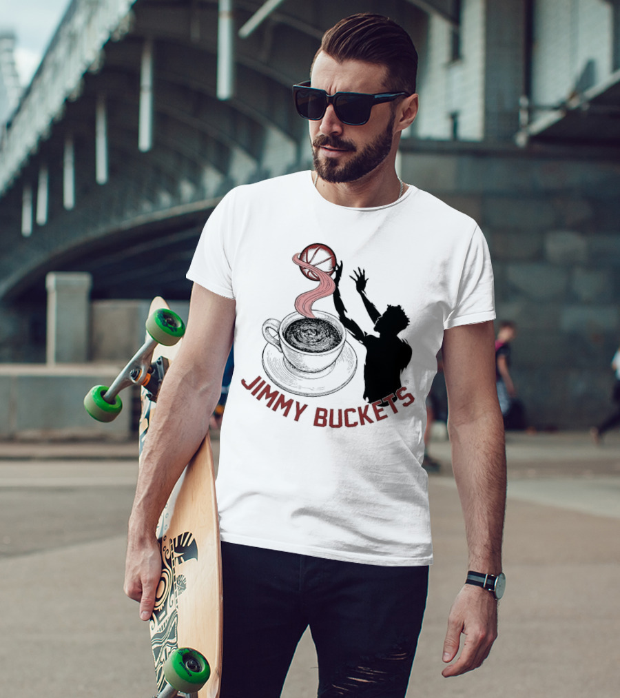 Miami Heat Jimmy Buckets Coffee Basketball T-Shirt