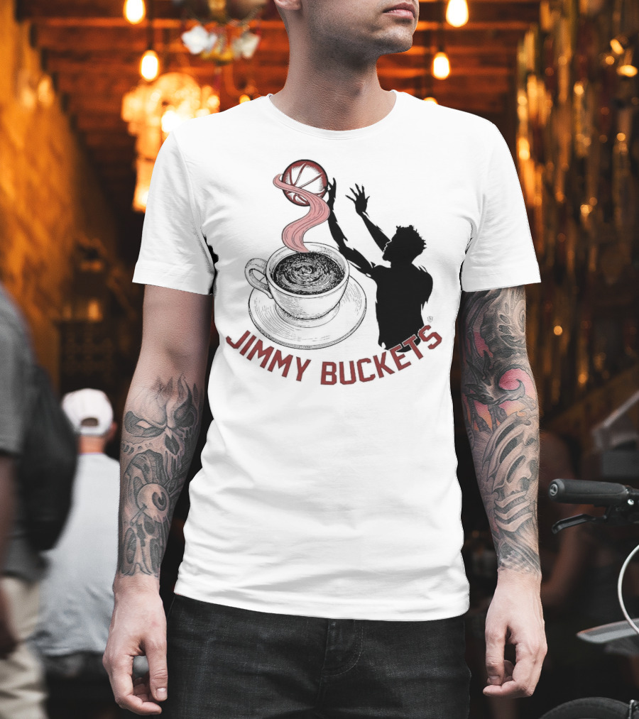 Miami Heat Jimmy Buckets Coffee Basketball T-Shirt