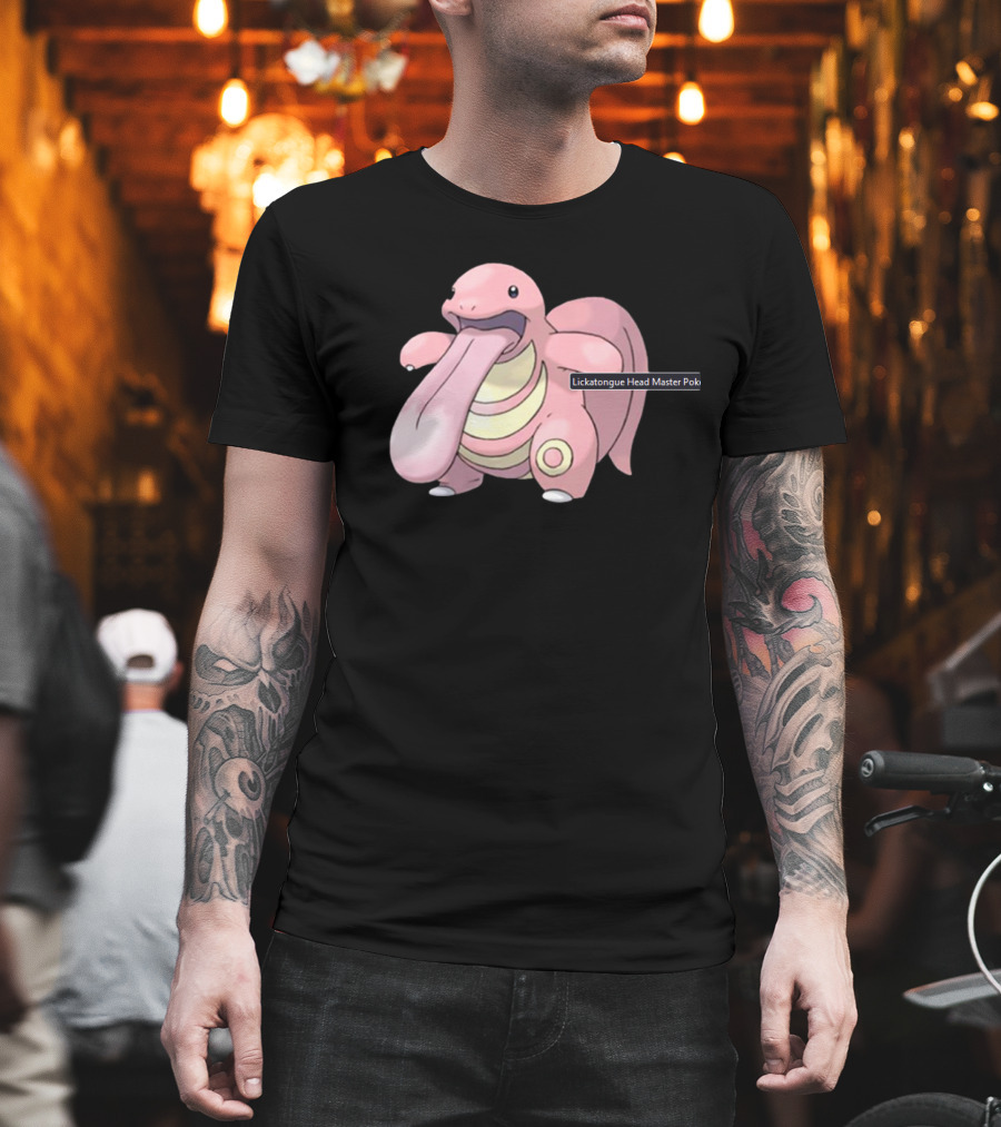 Lickatongue Head Master Pokemon Character Image T-Shirt