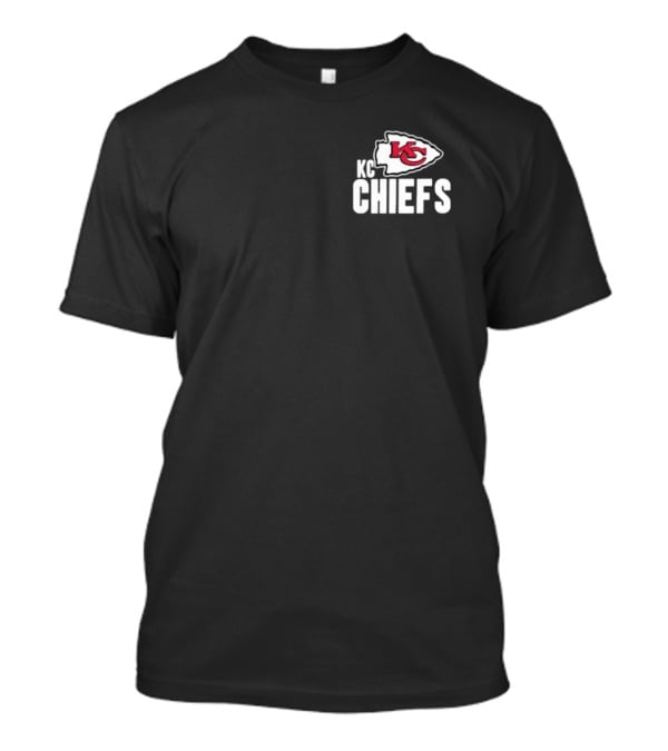 Kansas City Chiefs Anthracite Blitz Essential KC Chiefs Kingdom NFL T-Shirt
