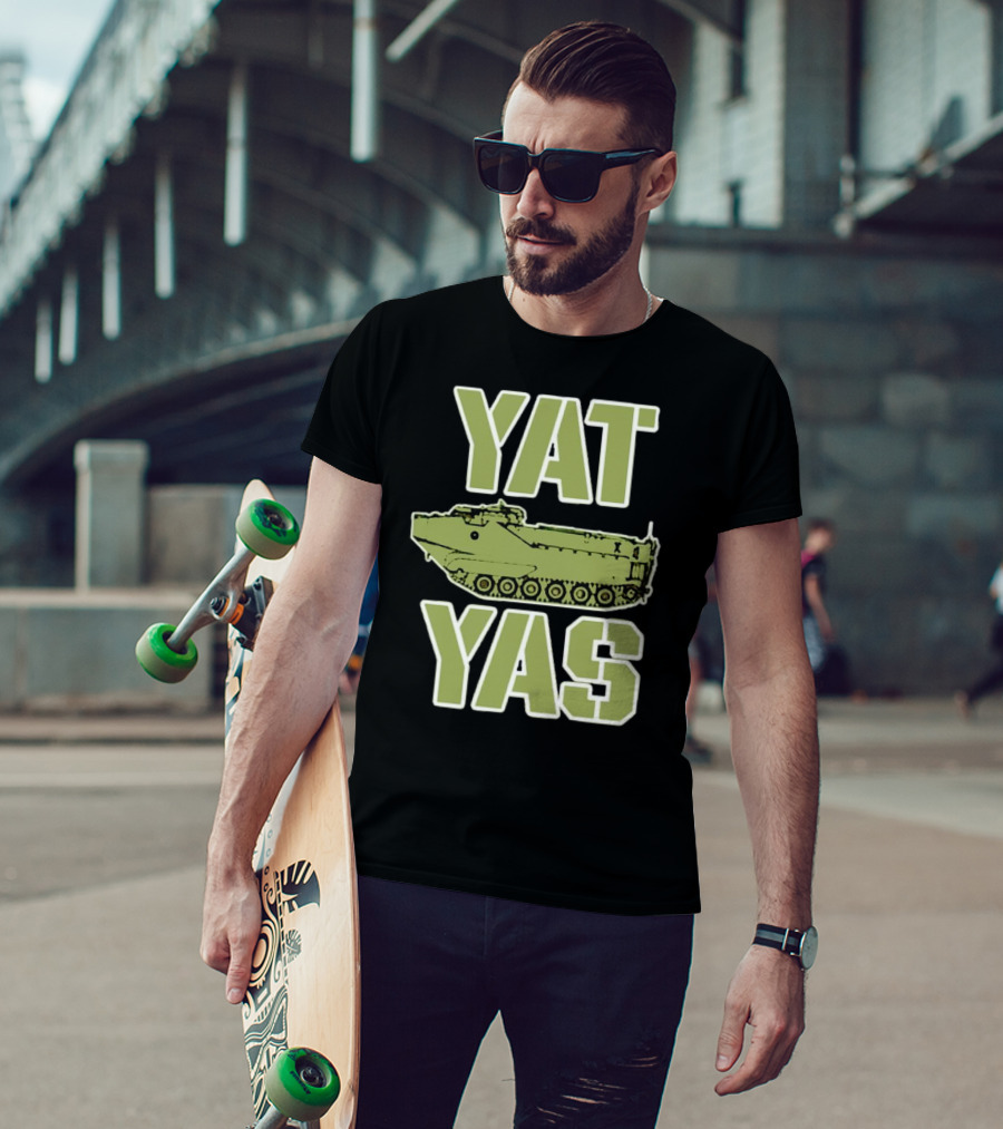 YAT YAS Amphibious Assault Vehicle Text T-Shirt