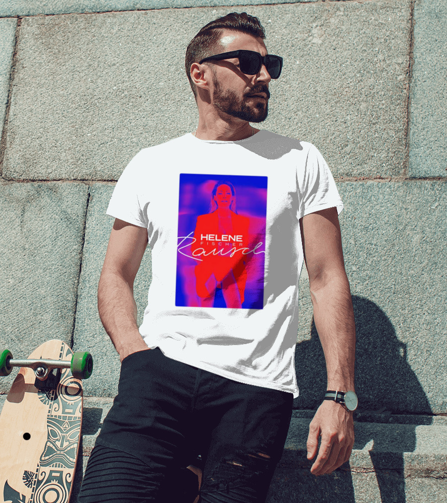 Helene Fischer Rausch Neon Style Bold Visuals T-Shirt